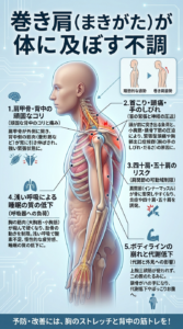 【守口市】巻き肩の原因とは？反り腰・肩こり・頭痛との関係や改善方法を徹底解説｜サンテ鍼灸整骨院